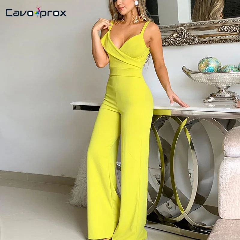 Женские облегающие Комбинезоны на бретельках с глубоким v-образным вырезом и