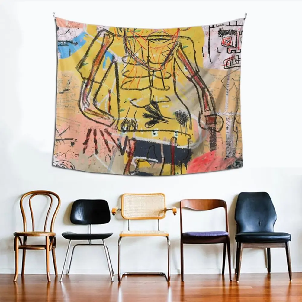 Абстракция Basquiat гобелен настенная подвесная занавеска искусство Экспресс