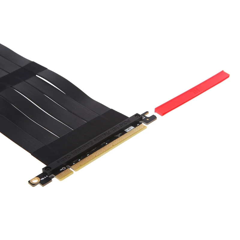 

PCI-E PCI Express 16X Extension Cable With Gold-Plated Connector 180 Straight