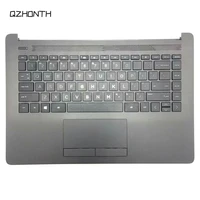 new for hp probook 240 g7 245 g7 palmrest top case w keyboard touchpad l44060 001