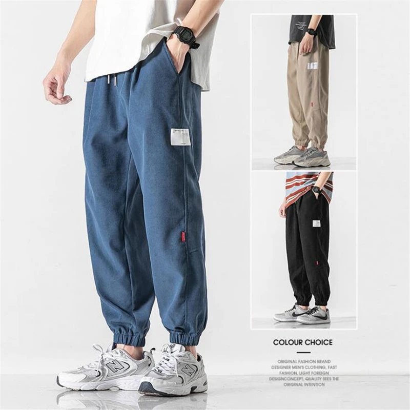 

Men's Clothing Pants Sweatpants Male Trousers Harajuku Hip-Hop Sport Training Cargo Casual Loose Couple's Style Overalls Pants