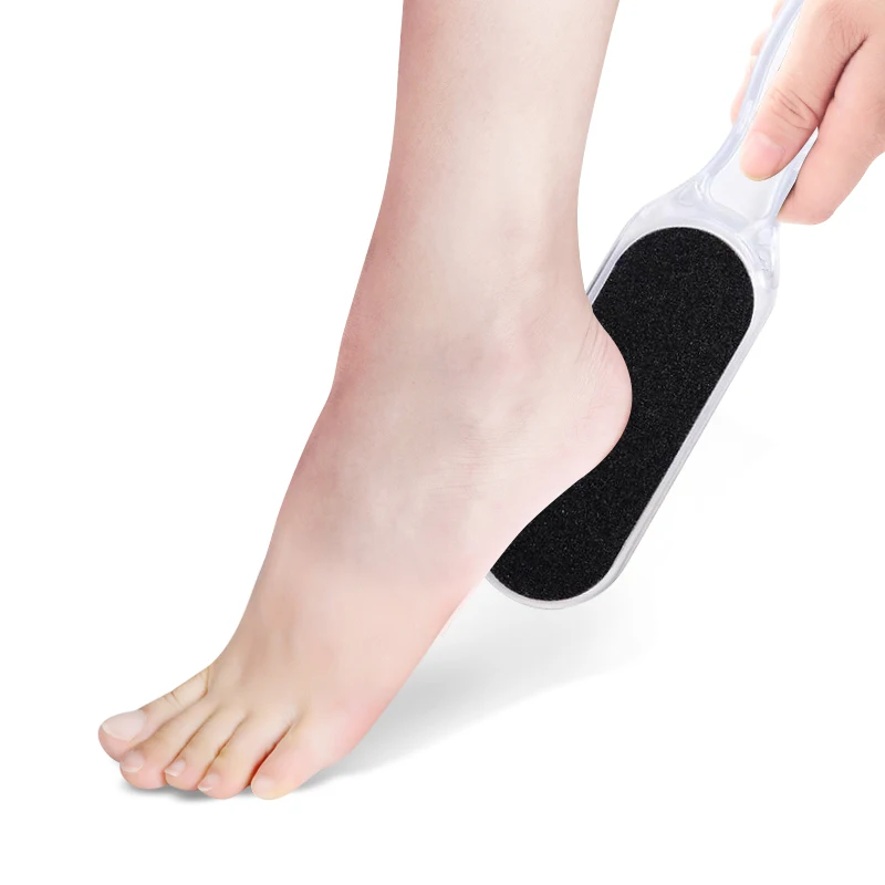 Двухсторонний дизайн Рашпиль для ног из наждачной бумаги удаления огрубевшей