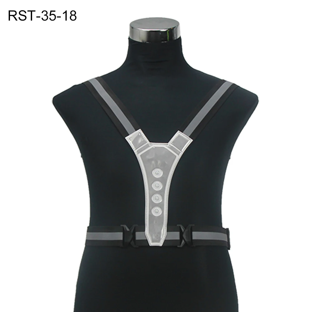 New Wireless cycling vest 8LED at Front Back MTB bike bag Safety Turn Signal Light Vest Bicycle Reflective Warning Vests | Спорт и