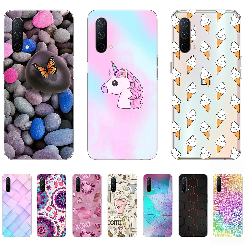 

Soft Case for OnePlus Nord CE 5G Silicon Flexible Transparent Shell Back Cases 6.43Inch Shockproof Bumper Dust-proof Anti-knock