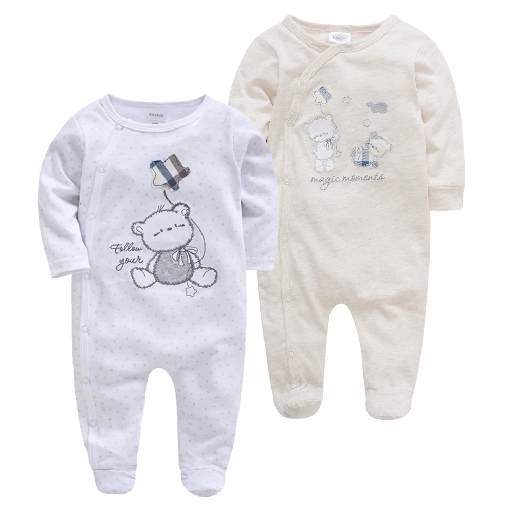 

2pcs bodysuit Newborn Baby Clothes boy jumpsuit Baby Girl Clothes romper Full Sleeve Cotton Overalls