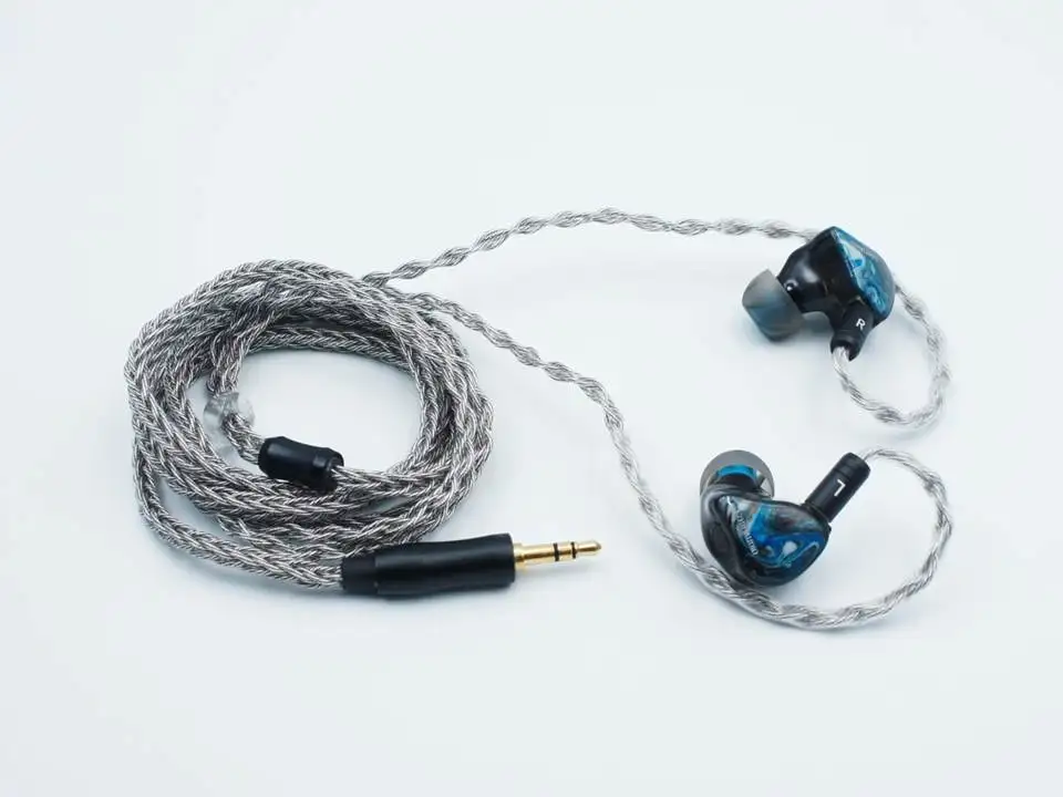 Внутриканальные гибридные наушники LZ A4Pro 3BA + 1 с динамическим драйвером 2pin 0 78 мм