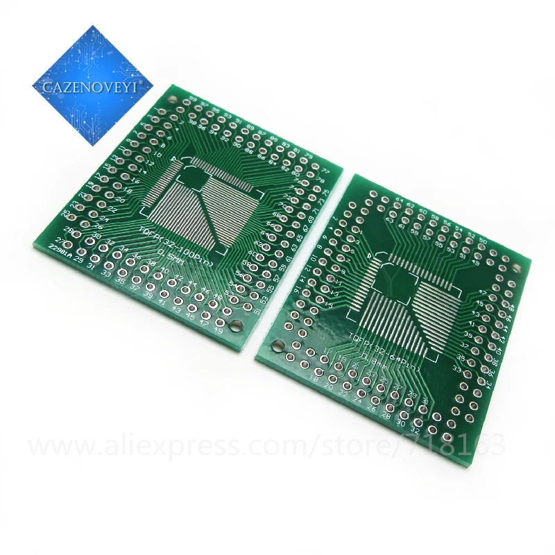 5 шт. / Лот FQFP TQFP 32 44 64 80100 LQFP на DIP переходная плата Pin Board Pitch адаптер в