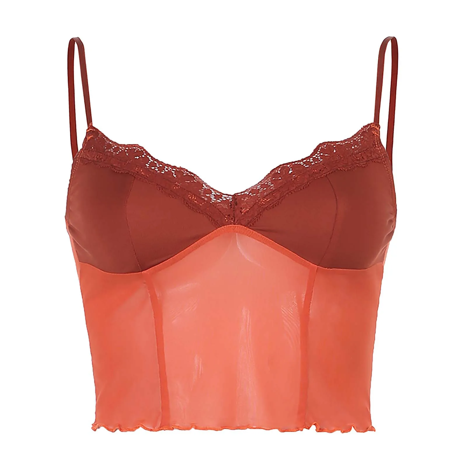 

Sexy Crop Top Women Femme Summer Tank Tops Fashion Sleeveless Lace Casual Vest Solid Color Slim Short Tank Tops Crop Tops