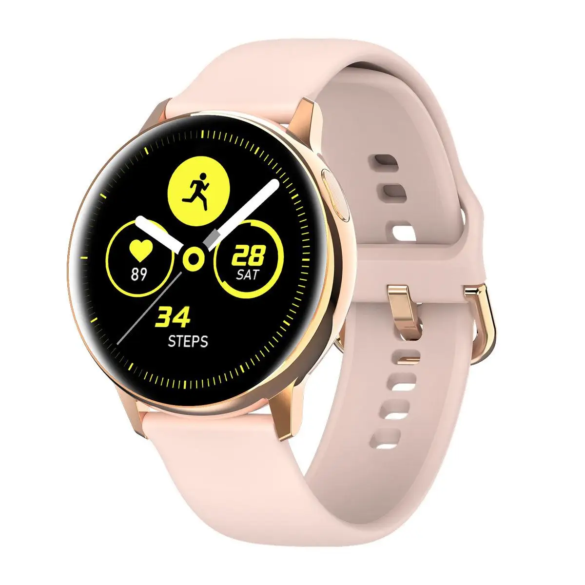 

New S30 Intelligent Temperature Measuring Bracelet Full Circle Trans Heart Rate Blood Pressure Exercise Long Range Watch