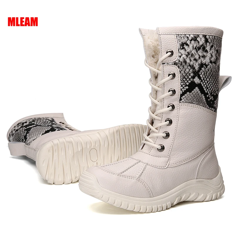 

Boots for Women Lady Shoes Winter High Quality Plus Velvet Keep Warm Outdoor Non-Slip Snow Boots BigSize 36-43 Zapatos De Mujer