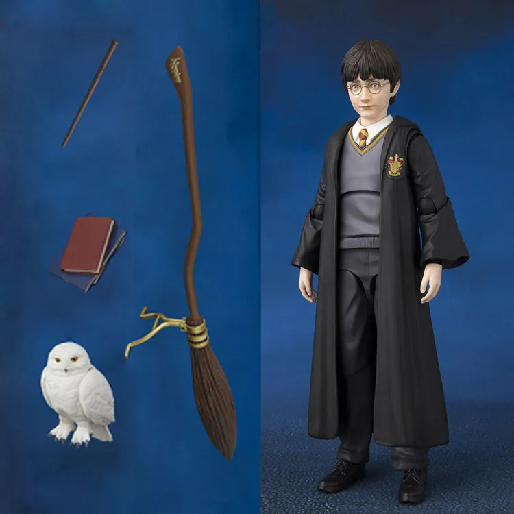 Potter no Box СВЧ Снейп экшн-фигурка игрушки волшебный фильм hp Коллекционная модель Рон Уизли Гермиона Грейнджер кукла из ПВХ подарок для коллекционеров фанатов игрушки - Цвет: Potter no Box
