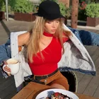 Новинка Весна 2021, сексуальный Модный облегающий комбинезон на одно плечо с подвесным воротником для женщин