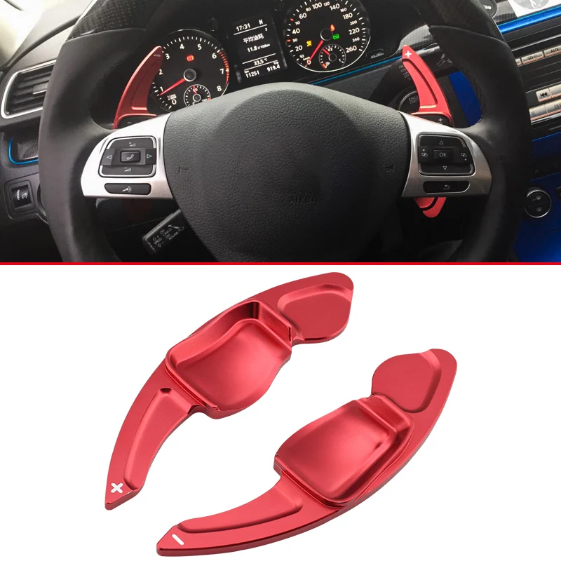 Рулевое колесо переключения передач весло аксессуары для VW Golf 6 Polo GTI R Tiguan Touareg