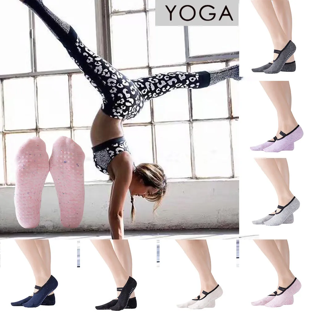 1 пара занятий спортом йогой носки тапочки для Для женщин Нескользящие женские