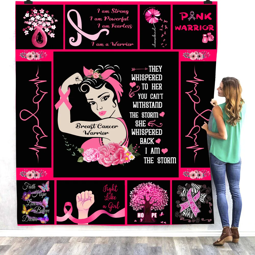 ONGLYP плед одеяло рака груди воин шерпа флисовое теплое мягкое для дивана кровати