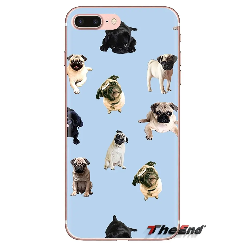 Прозрачный чехол из ТПУ с изображением милых домашних животных Рождественский