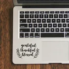 Наклейка для ноутбука с цитатами Thank Life, Виниловая наклейка на ноутбук Macbook Pro 16 дюймов Air Retina 11 12 13 14 15 дюймов