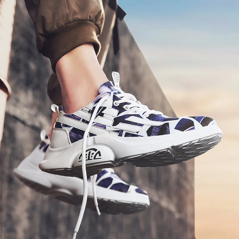 2019 модная винтажная Мужская обувь для папы Западная сетка легкая дышащая Милая