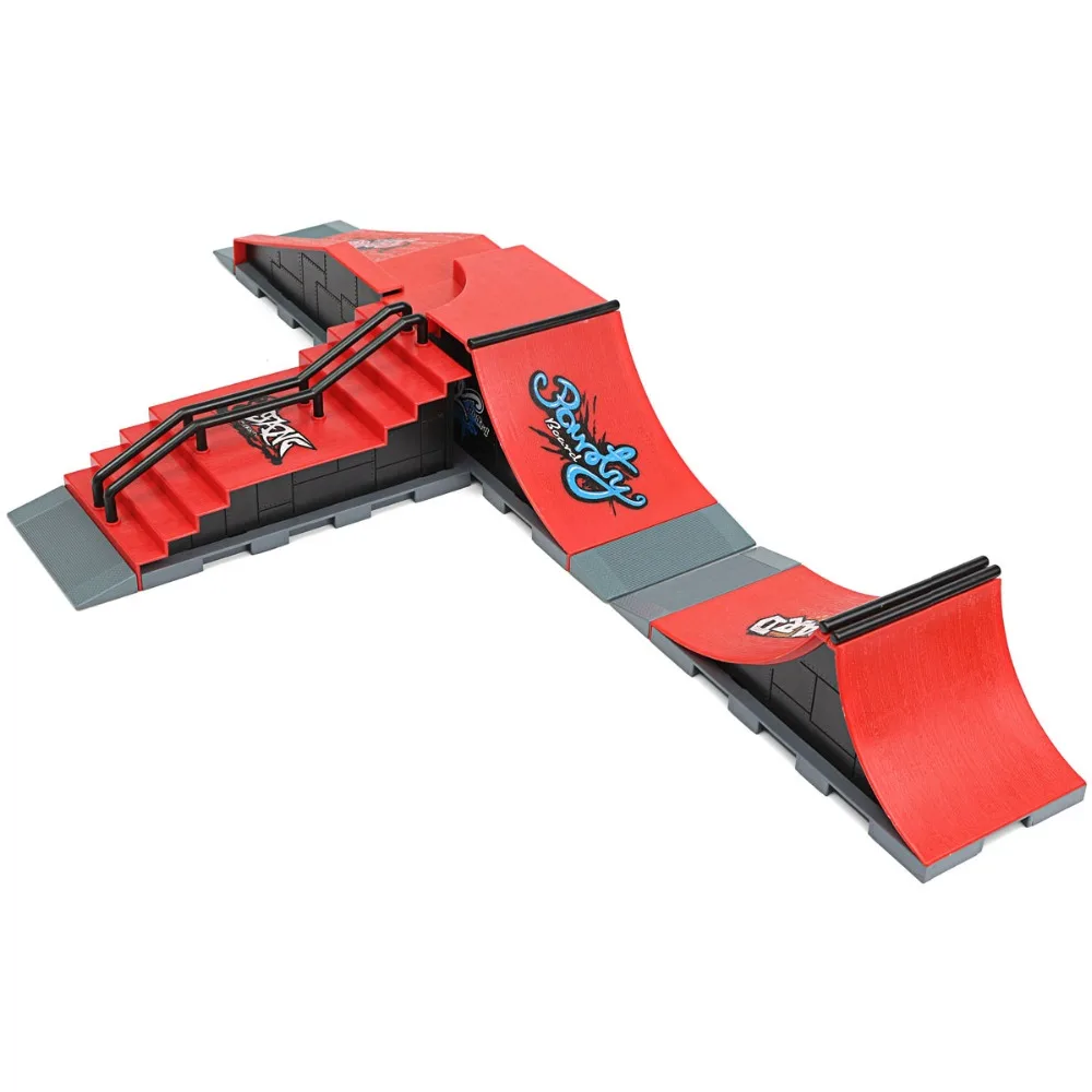 

Novelty Ultimate ABS material Desktop Finger Skateboard Toys Training Props Skate Park Kit Ramp Parts