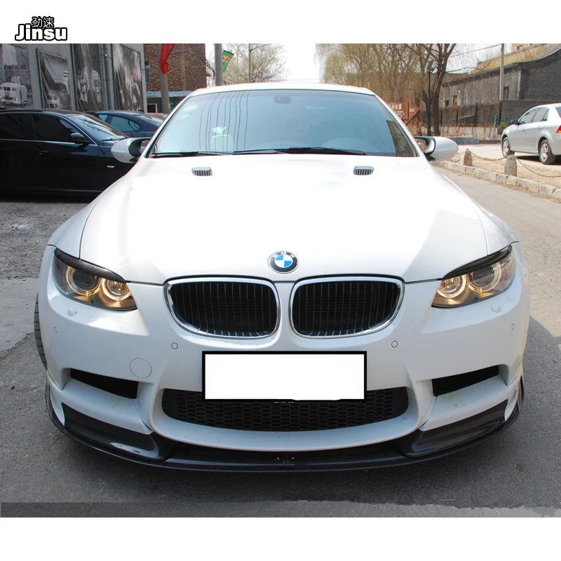 Декоративные фары из настоящего углеродного волокна для BMW 3 series coupe 320i 330i 335i 2006 2008