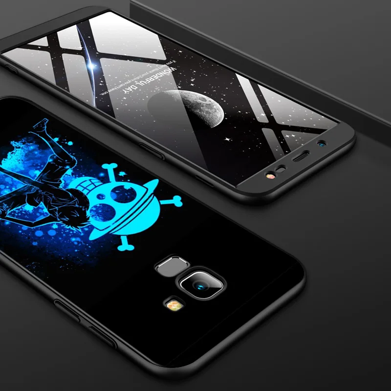 

One Piece Anime For Samsung Galaxy J2 J3 J4 Core J5 J6 J7 J8 Prime Duo Plus 2018 2017 2016 Black Phone Case