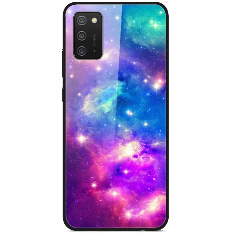 Cool Case For Samsung A71 A31 A41 Cover Luxury Tempered Glass Hard Cases For Samsung Galaxy A51 Back Cover A 51 Bumper Space