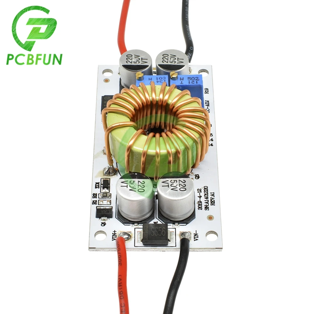 DC 500W 250W 10A Boost Constant Current Module Non-isolated Step Up Converter Board 150KHz LED Driver Power Supply for Arduino