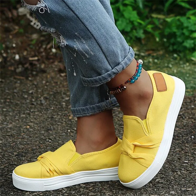 

Large size women's canvas shoes fashion breathable sports womens shoes bottom platform sneakers women casual running loafers