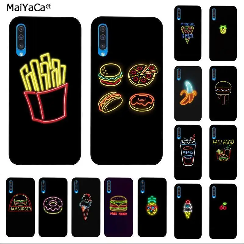Флуоресцентный чехол MaiYaCa для телефона Samsung A10 20s 71 51 10 s 20 30 40 50 70 A30s|Бамперы| |