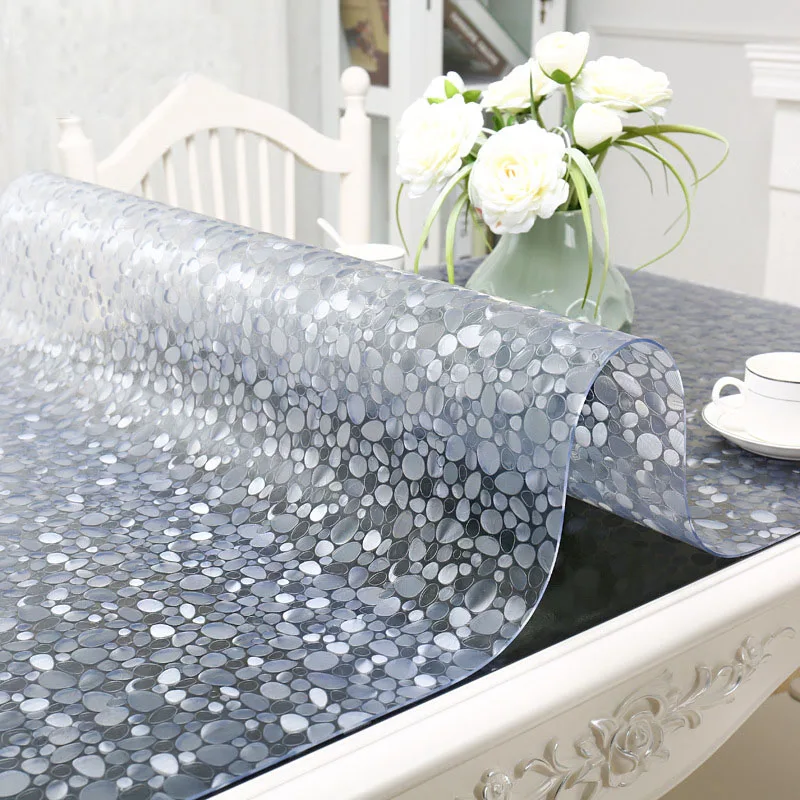 скатерть на стол гибкое стекло жидкое 1 5 мм мягкая стеклянная утолщенная