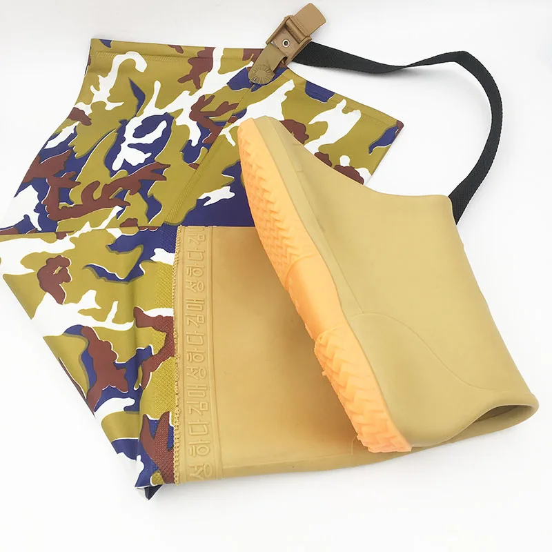 Aleafalling бежевая резиновая подошва 80 см длинные сельскохозяйственные сапоги