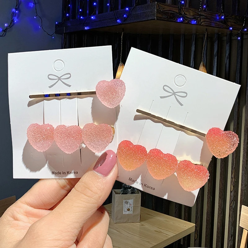 2 шт./компл. летняя заколка для волос милых девушек блестящие заколки со звездой и