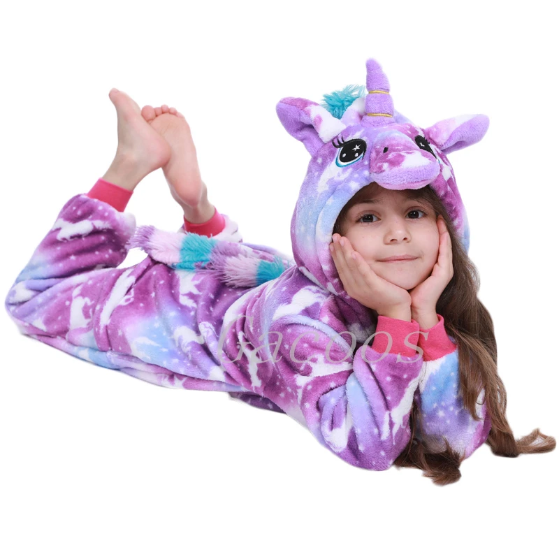 Детские пижамы со стежками Пижама унисекс в стиле Стич с единорогом для детей