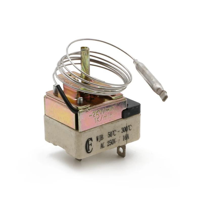

AC 250V 16A 50-300 Thermostat Temperature Controller NC NO For Electric Oven