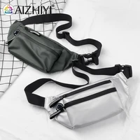 waterproof men sport running waist bag reflective zipper fanny belt bum money phone pouch oxford cloth outdoor casual chest pack