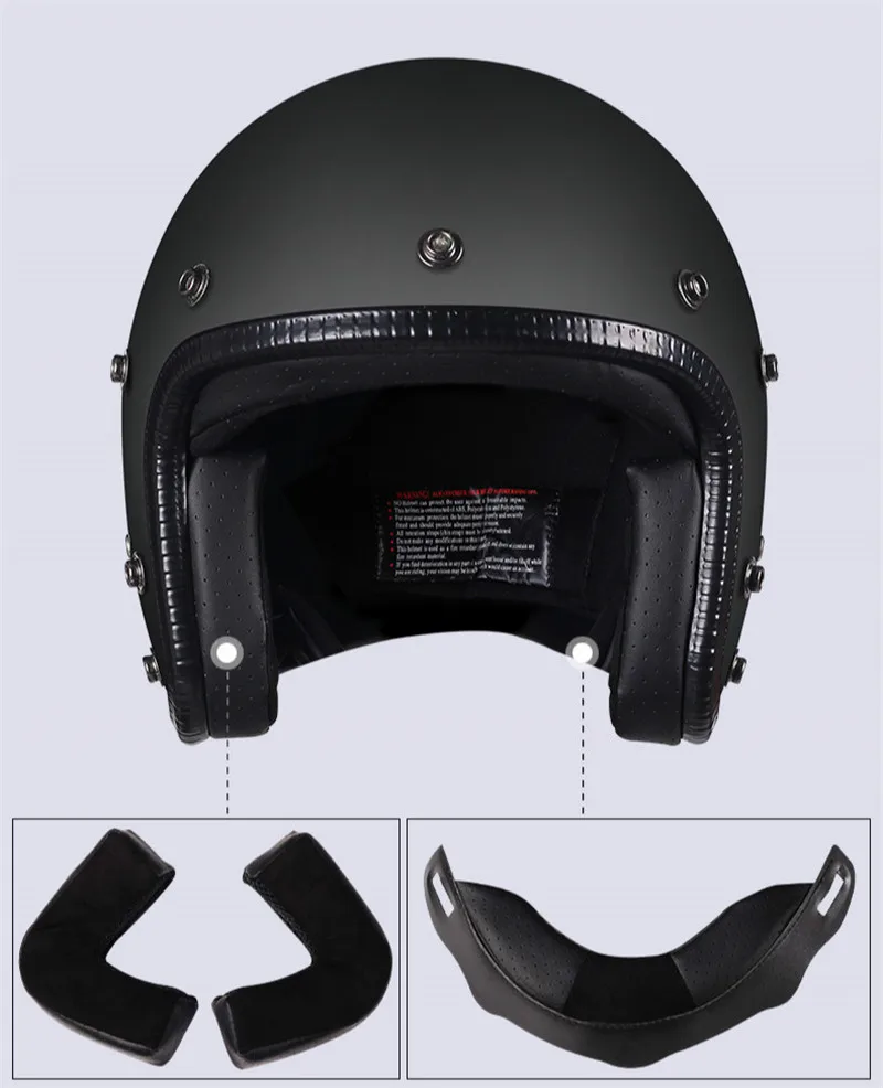 Мотоциклетный шлем Vespa винтажный мотоциклетный для мотокросса в стиле ретро Cafe