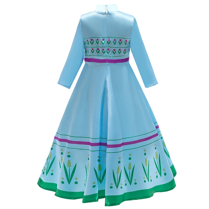 

Disney Aisha Frozen 2 Girls Casual Dresses Halloween Children's Dress Clothes Kids Dress Christmas Toddler Baby Dress Clothing