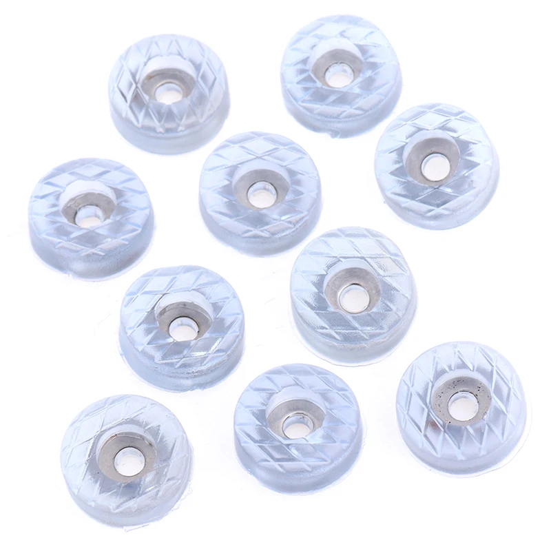 

10pcs Soft Transparent Non-slip Pads Chair Table Feet Leg Bottom Pads Furniture Sofa Stool Foot Covers Floor Protectors