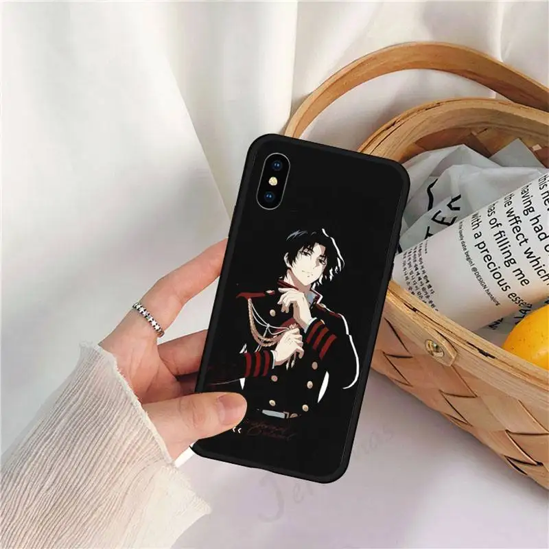 

Japan anime Seraph of the end Phone Case for iPhone 11 12 pro XS MAX 8 7 6 6S Plus X 5S SE 2020 XR