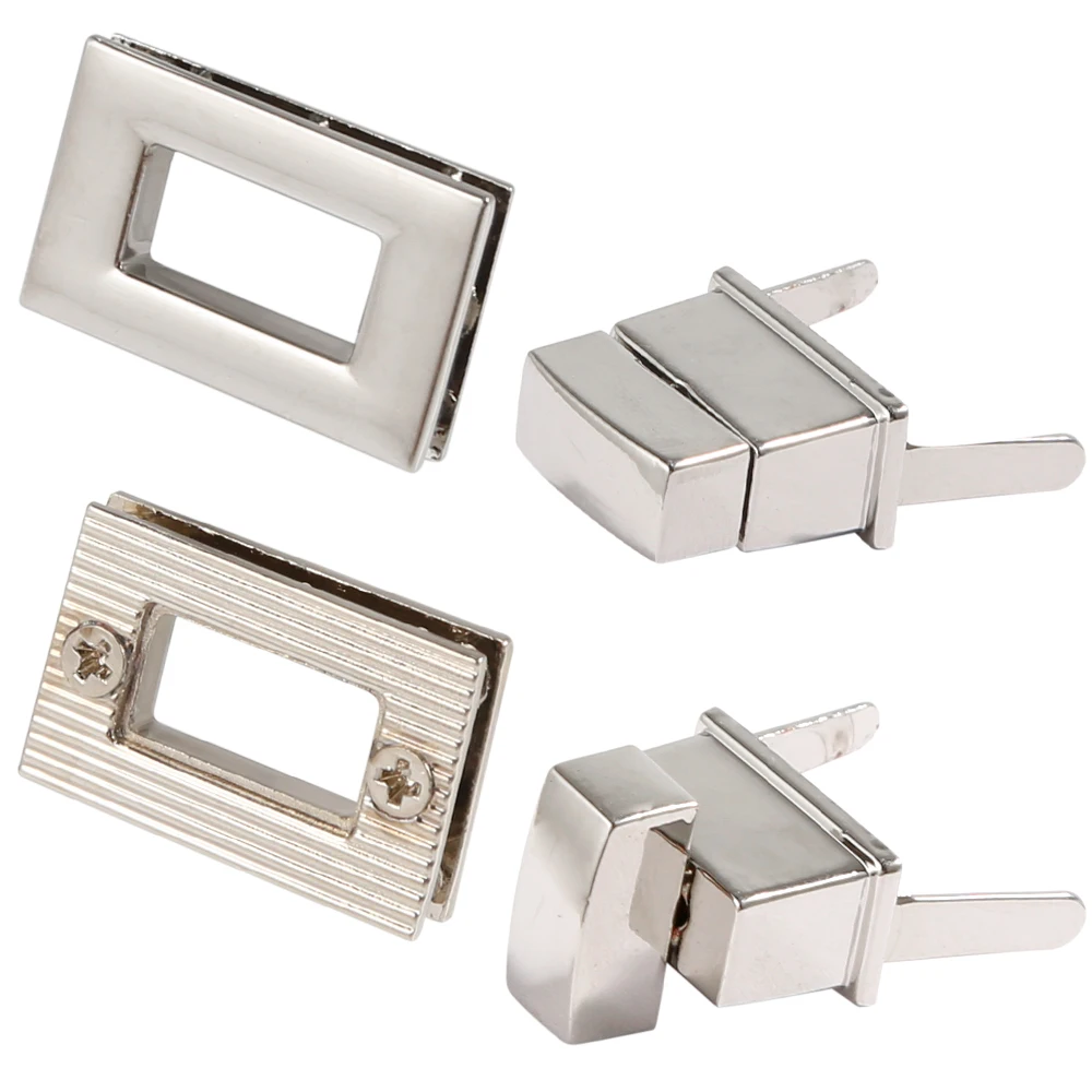 Металлическая квадратная сумка 2 6 см поворотный замок поворотная застежка