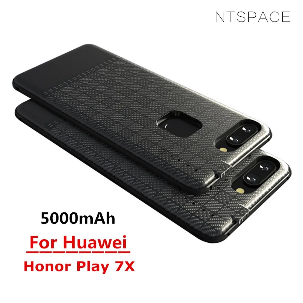 Внешнее зарядное устройство NTSPACE 5000 мАч чехлы для Huawei Honor Play 7X чехол батареи