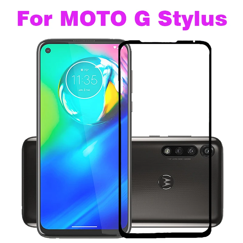 Высококачественное алюминиевое закаленное 3d-стекло для Motorola Moto G Stylus 2022 полное