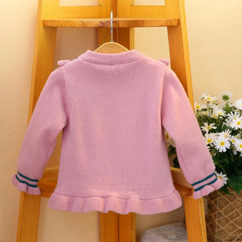 Бархатный пуловер вязаные детские свитера на весну и зиму Теплые Топы для