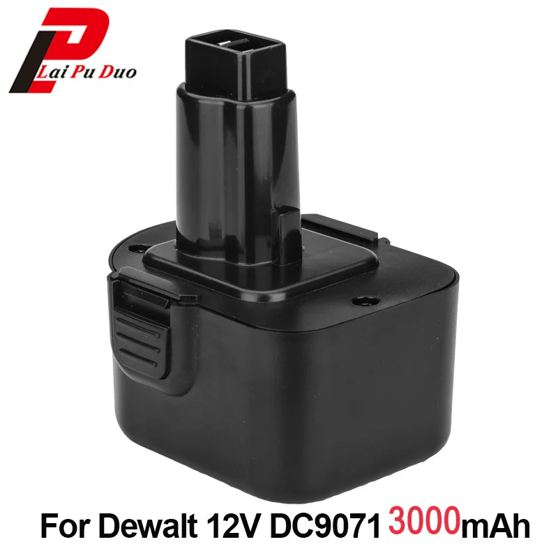 Никель-металлогидридный аккумулятор 12 В 3 0 Ач для Dewalt: DW904 DW917 DE9071 DW9072 DW940K-2 DW980 DW915