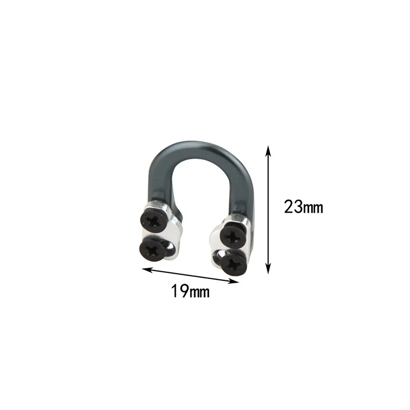 1 шт. металлический D образный кольцо для стрельбы из лука U Nock Bowstring безопасная