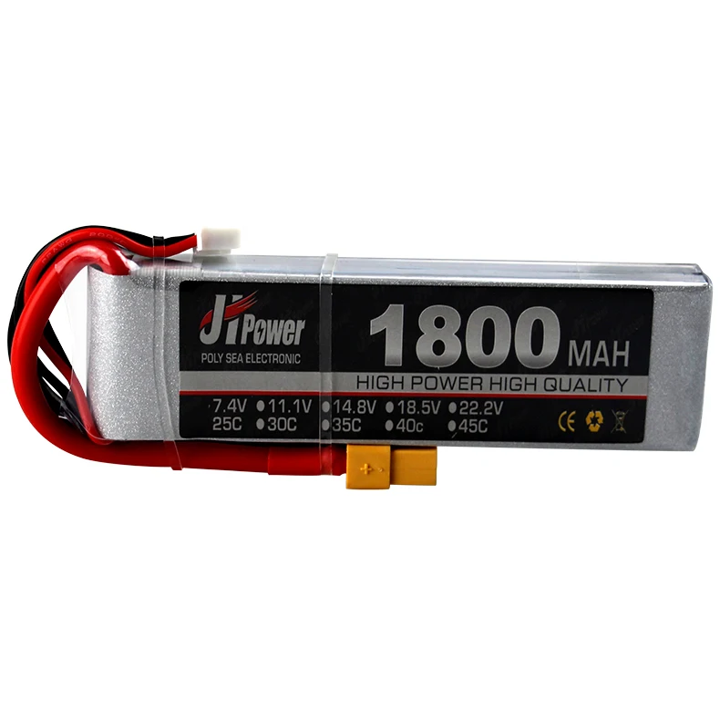 Bater&iacute;a Lipo para helic&oacute;ptero a control remoto, 1800mAh, 25C, 3S, 11,1 V, Drone para avi&oacute;n a control remoto, coche, barco-0