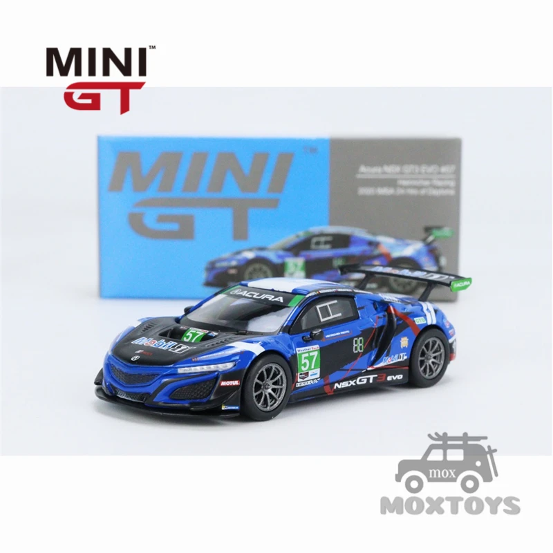 

MINI GT 1:64 Acura NSX GT3 EVO #57 2020 LHD литая модель автомобиля