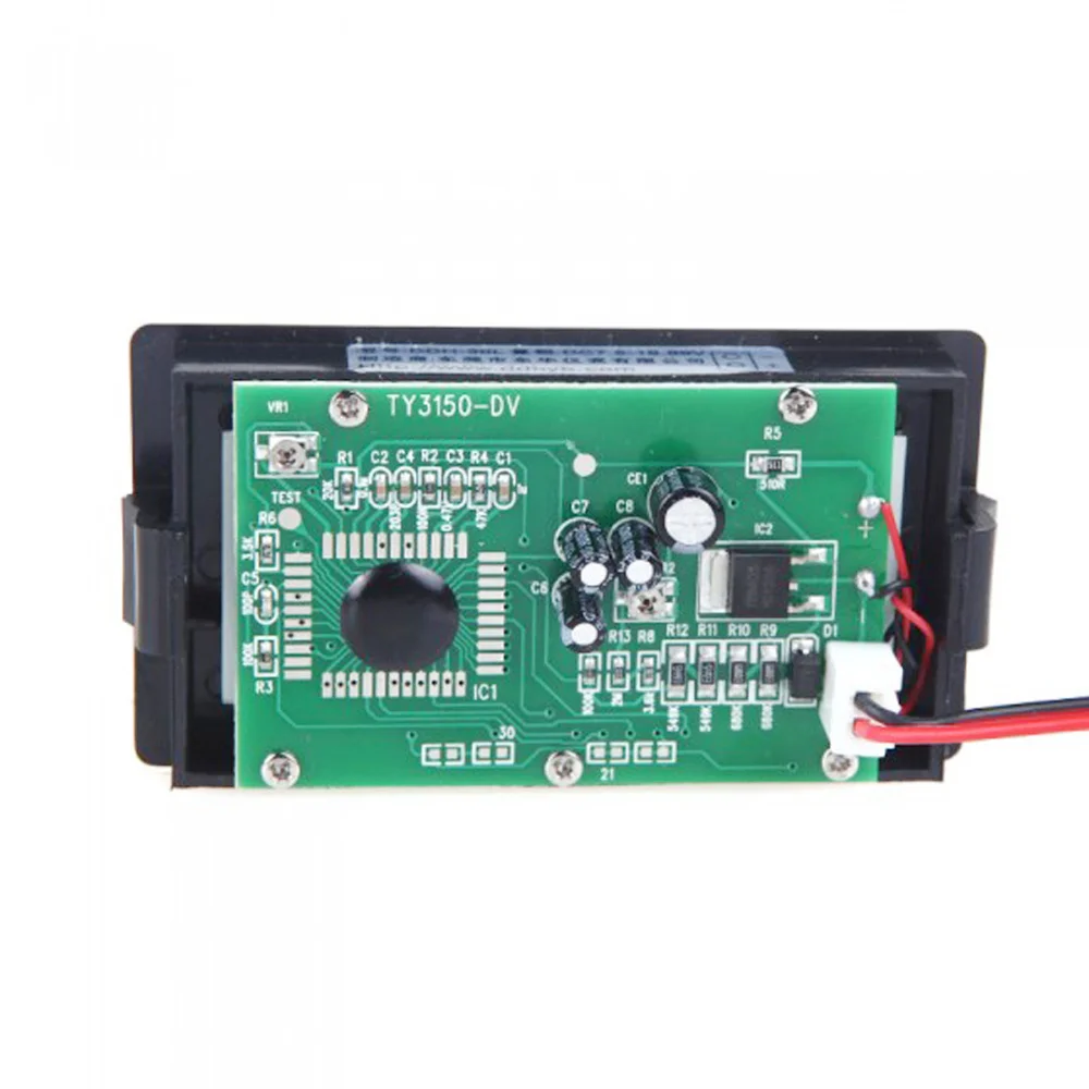 

DC 7.5-19.99V LCD Digital Display DC Voltage Meter Voltmeter Ammeter (Black)