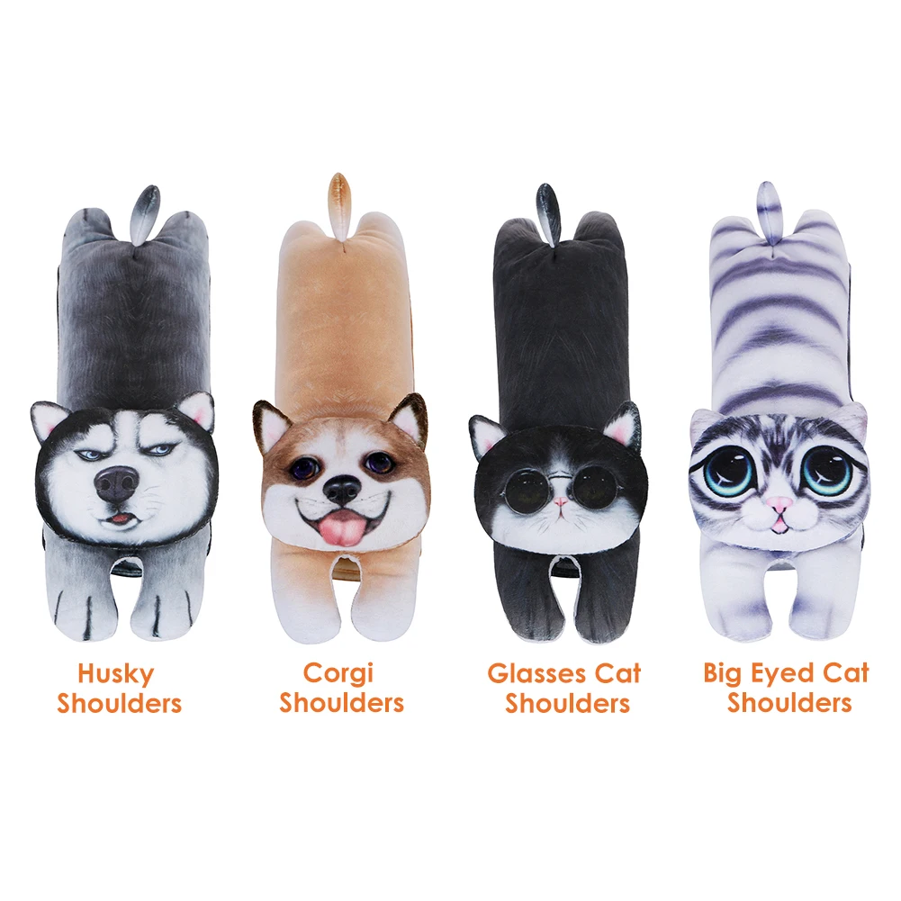 Автомобильный ремень безопасности крышка плюшевые плечевая накладка милые 3D