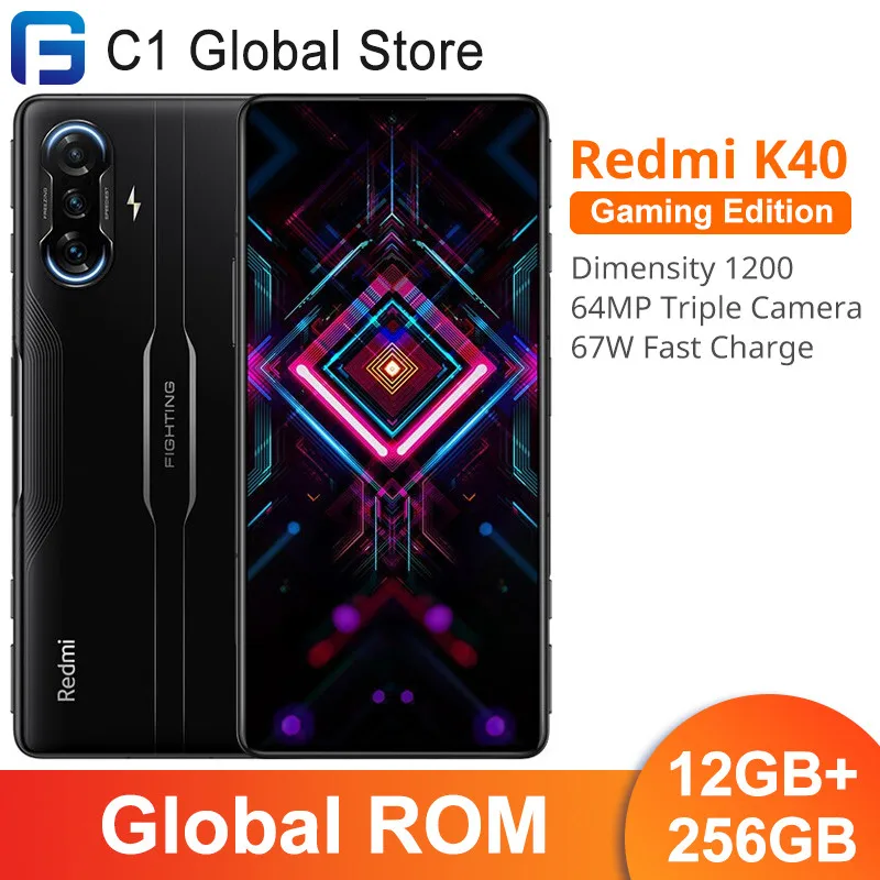 Смартфон Xiaomi Redmi K40 с глобальной прошивкой игровая версия 12 Гб 256 ГБ дисплей 120 Гц